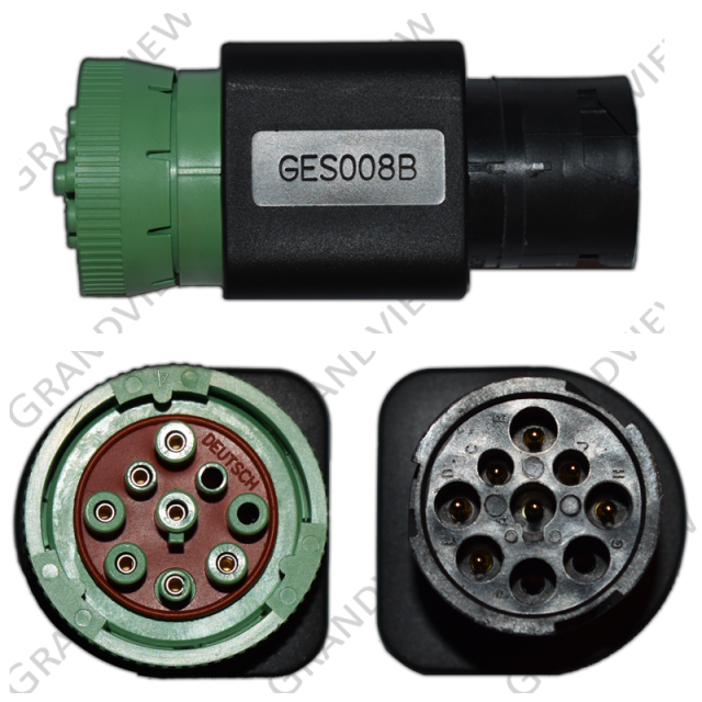 Deutsch Green 9-Pin to CAN1 Crossover Connector (GES008B)