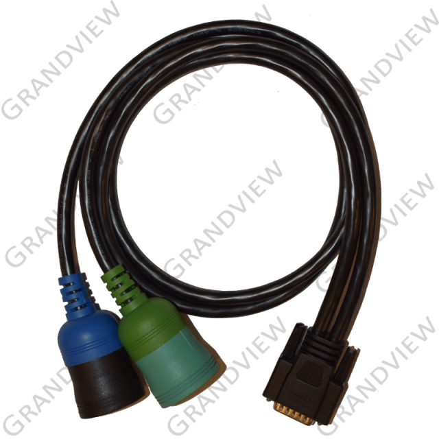 Deutsch Green 9 and Black 9 Y Cable (GES022C)